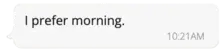 Lead message