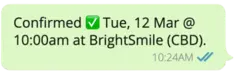 Agent message