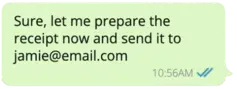 Agent message